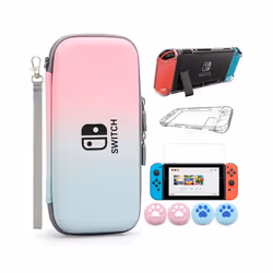 Carrying Case Storage Bag for Nintendo Switch OLED Travel Protective Case Hard Shell Cover Portable Pouch Switch Accessories  ...