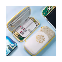 For Nintendo Switch Case Storage Bag for The Legend of Zelda Tears of the Kingdom Theme Switch Oled Game Hard Box Accessories - black