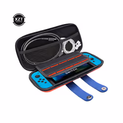 Carrying Bag for Nintendo Switch Console Kit Accessories EVA Storage Hard Case Bundle for Switch/Switch Lite Protect Cover - GR for switch lite