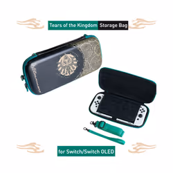) For Nintendo Switch OLED Storage Bag ZD Tears Of The Kingdom Protective Hard Case Shell Cover for NS Switch Game Accessorie ...