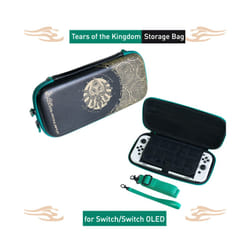 ) For Nintendo Switch OLED Storage Bag ZD Tears Of The Kingdom Protective Hard Case Shell Cover for NS Switch Game Accessories - P(only bag