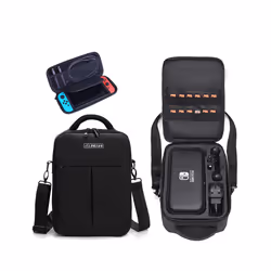 luxury Carrying Backpack for Nintendo Switch Accessories Joy-con Game Host Case cover Shoulder Bag Pouch for Nintendo Switch - Just Big bag
