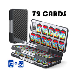 DinoFire Switch Game Card Protective Case For Nintendo Switch OLED/NS/Lite 72/48/24 In 1 Game Cards Magnetic Storage Box - Q210-72 slot