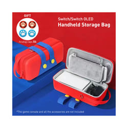 2021 Classic Travel Protective Case for Nintendo Switch OLED Storage Bag Portable Carrying Case NS Switch Game Accessories - E