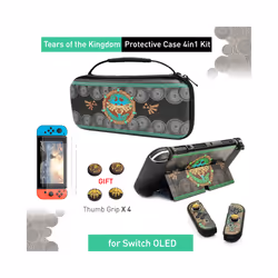 ) 2023 ZD Tears Storage Bag for Nintendo Switch OLED Protective Shell Cover Skin Carrying Case for NS Switch Game Accessories ...