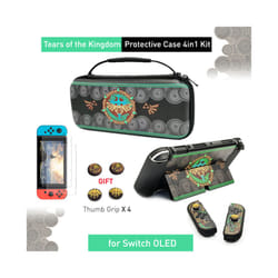 ) 2023 ZD Tears Storage Bag for Nintendo Switch OLED Protective Shell Cover Skin Carrying Case for NS Switch Game Accessories - B(SWITCH OLECD