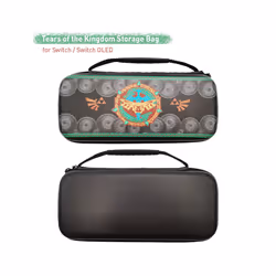 ) 2023 ZD Tears Storage Bag for Nintendo Switch OLED Protective Shell Cover Skin Carrying Case for NS Switch Game Accessories - B(SWITCH OLECD