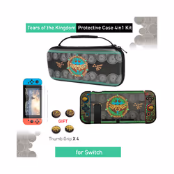 ) 2023 ZD Tears Storage Bag for Nintendo Switch OLED Protective Shell Cover Skin Carrying Case for NS Switch Game Accessories ...