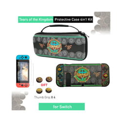 ) 2023 ZD Tears Storage Bag for Nintendo Switch OLED Protective Shell Cover Skin Carrying Case for NS Switch Game Accessories - H(For SWITCH