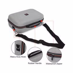 Carrying Storage Case Compatible with Nintendo Switch/Switch OLED Model, Switch Case with Protective Travel Carrying Bag - Black