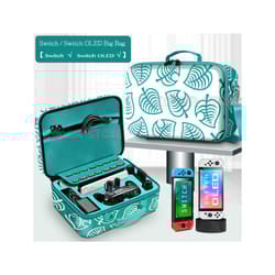 For Nintendo Switch OLED Accessories Carrying Case Switcholed Hard Shell Game Card Box Nintendo Switch Animal Crossing Theme - Style A Bag