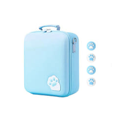 Large Hard Travel Carrying Pouch Case Bag for NS Switch OLED System Console and Controllers Game Accessories Storage - B