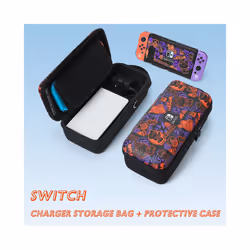Scarlet Violet For Nintendo Switch OLED EVA Carrying Case Set Bag Base Housing Keycap Shell Game Accessories - Switch CSBag-C ...