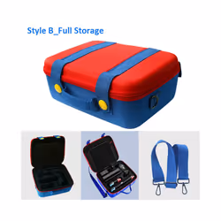 ) New Nintend Switch Storage Bag Mari Style Protective Carrying Case for Nintendo Switch OLED Game Accessories Gamer Gift - Q(Switch OLED