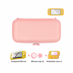 DATA FROG Carrying Case For Nintendo Switch Crystal Protective Case Portable Travel Storage Bag For Nintendo Switch Lite - Fo ...