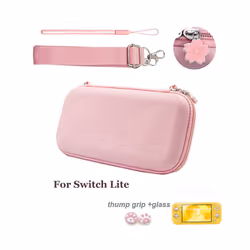 Cute Pink Sakura For Nintend Switch/Lite Accessories Storage Bag Protective Shell Cover Case For Nintendo Switch Lite Mini -  ...