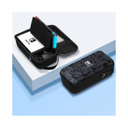 Large Capacity Storage Bag For Nintendo Switch Oled Game Themed Travel Carrying Pouch Protective Case TV Dock JoyCon Box - B01