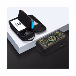 Large Capacity Storage Bag For Nintendo Switch Oled Game Themed Travel Carrying Pouch Protective Case TV Dock JoyCon Box - B0 ...
