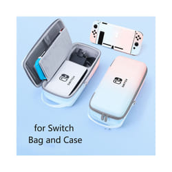New Nintend Switch Handheld Storage Bag Portable Carrying Case Travel Pouch for Nintendo Switch Console Game Accessories - switch pink set