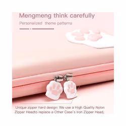 Cute Cat Carrying Case for Nintendo Switch Protective Case Cover Storage Bag for Switch OLED Travel Portable Pouch Accessories - Switch Oled Pink