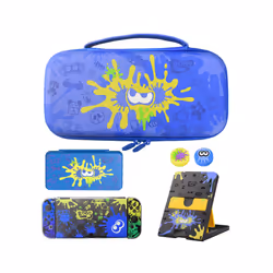 Splatoon3 Switch Storage Carry Bag Accessories Kit Cover Protective Case Ns Stand Bracket With Grips for Nintendo Switch - sw ...