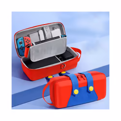 Large Capacity Storage Bag For Nintendo Switch Oled Game Themed Travel Carrying Pouch Protective Case TV Dock JoyCon Box - C0 ...