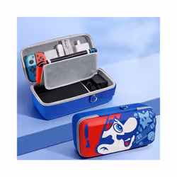 Large Capacity Storage Bag For Nintendo Switch Oled Game Themed Travel Carrying Pouch Protective Case TV Dock JoyCon Box - C0 ...