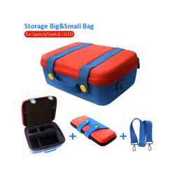 ) New Nintend Switch Storage Bag Mari Style Protective Carrying Case for Nintendo Switch OLED Game Accessories Gamer Gift - F ...