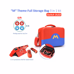 ) 2021 Classic Travel Protective Case for Nintendo Switch OLED Storage Bag Portable Carrying Case NS Switch Game Accessories ...