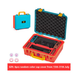 NS Portable Travel Waterproof Carrying Case for Nintendo Switch/OLED/Lite Accessories Deluxe Professional Hard Storage Cases - Color 2