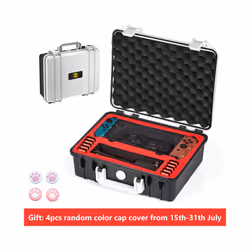 NS Portable Travel Waterproof Carrying Case for Nintendo Switch/OLED/Lite Accessories Deluxe Professional Hard Storage Cases ...