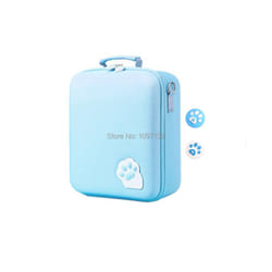 Cute Portable Hard Shell Case for Nintend Switch Nylon Carrying Storage Bag for Nintendo switch NS Console Accessories - 2 in 1 Pack B