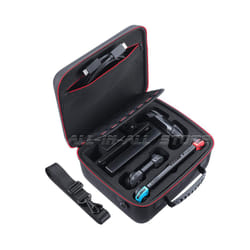 Nintend Switch Deluxe Portable Protective Carry Case Travel Carrying Big Storage Bag for Nintendo Switch Console & Accessories - Black