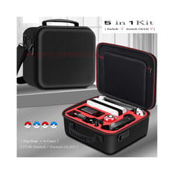 Game Console  Accessories Travel Carrying Case for Nintendo Switch OLED NS SwitchOLED Storage Pouch Shoulder Bag Game Cards - Big Bag C