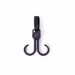 Portable Baby Stroller Double Hooks Shopping Cart Hanging Bag Hanging Buckles Organizer Car Back Seat Hook Universal Accessor ...