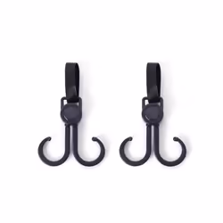 Portable Baby Stroller Double Hooks Shopping Cart Hanging Bag Hanging Buckles Organizer Car Back Seat Hook Universal Accessor ...