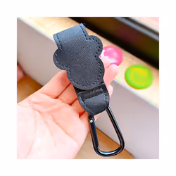New Cartoon PU Leather Baby Bag Stroller Hook Rotatable Cart Organizer Pram Hook Pram Rotate 360 Degree Stroller Accessories ...