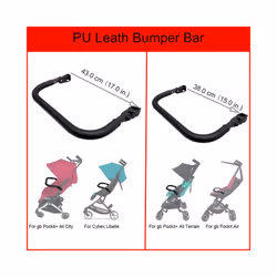 COLU KID Stroller Accessories Armrest Bumper For gb Pockit Air, gb Pockit+ All-Terrain, gb Pockit+ All City & Cybex Libelle - Bumper for All City