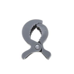 Baby Colorful Car Seat Accessories Plastic Pushchair Toy Clip Pram Stroller Peg To Hook Cover Blanket Mosquito Net Clips - Gray 1 psc