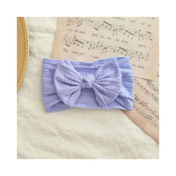 Lovely Newborn Baby Headband For Girls Elastic Knit Children Turban Baby Bows Soft Nylon Kids Headwear Hair Accessories - 13