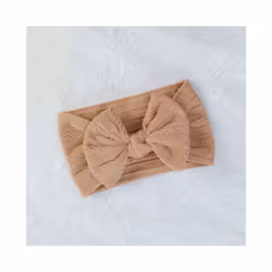 Lovely Newborn Baby Headband For Girls Elastic Knit Children Turban Baby Bows Soft Nylon Kids Headwear Hair Accessories - 28