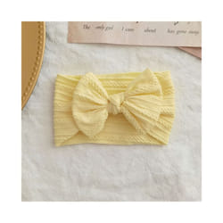 Lovely Newborn Baby Headband For Girls Elastic Knit Children Turban Baby Bows Soft Nylon Kids Headwear Hair Accessories - 10