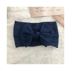 Lovely Newborn Baby Headband For Girls Elastic Knit Children Turban Baby Bows Soft Nylon Kids Headwear Hair Accessories - 2