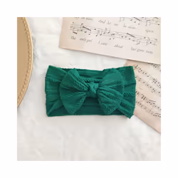 Lovely Newborn Baby Headband For Girls Elastic Knit Children Turban Baby Bows Soft Nylon Kids Headwear Hair Accessories - 22