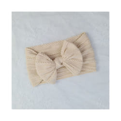 Lovely Newborn Baby Headband For Girls Elastic Knit Children Turban Baby Bows Soft Nylon Kids Headwear Hair Accessories - 31