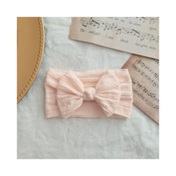 Lovely Newborn Baby Headband For Girls Elastic Knit Children Turban Baby Bows Soft Nylon Kids Headwear Hair Accessories - 23
