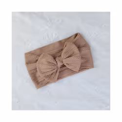Lovely Newborn Baby Headband For Girls Elastic Knit Children Turban Baby Bows Soft Nylon Kids Headwear Hair Accessories - 30