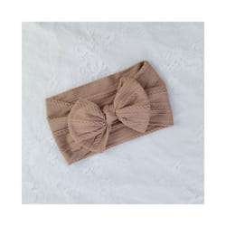 Lovely Newborn Baby Headband For Girls Elastic Knit Children Turban Baby Bows Soft Nylon Kids Headwear Hair Accessories - 30