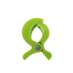 Baby Colorful Car Seat Accessories Plastic Pushchair Toy Clip Pram Stroller Peg To Hook Cover Blanket Mosquito Net Clips - Green 1 psc