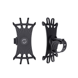 Baby Stroller Accessories Mobile Phone Holder Rack Universal 360 Rotatable Baby Pram Cart Phone Holder For iPhone Gps Device - black